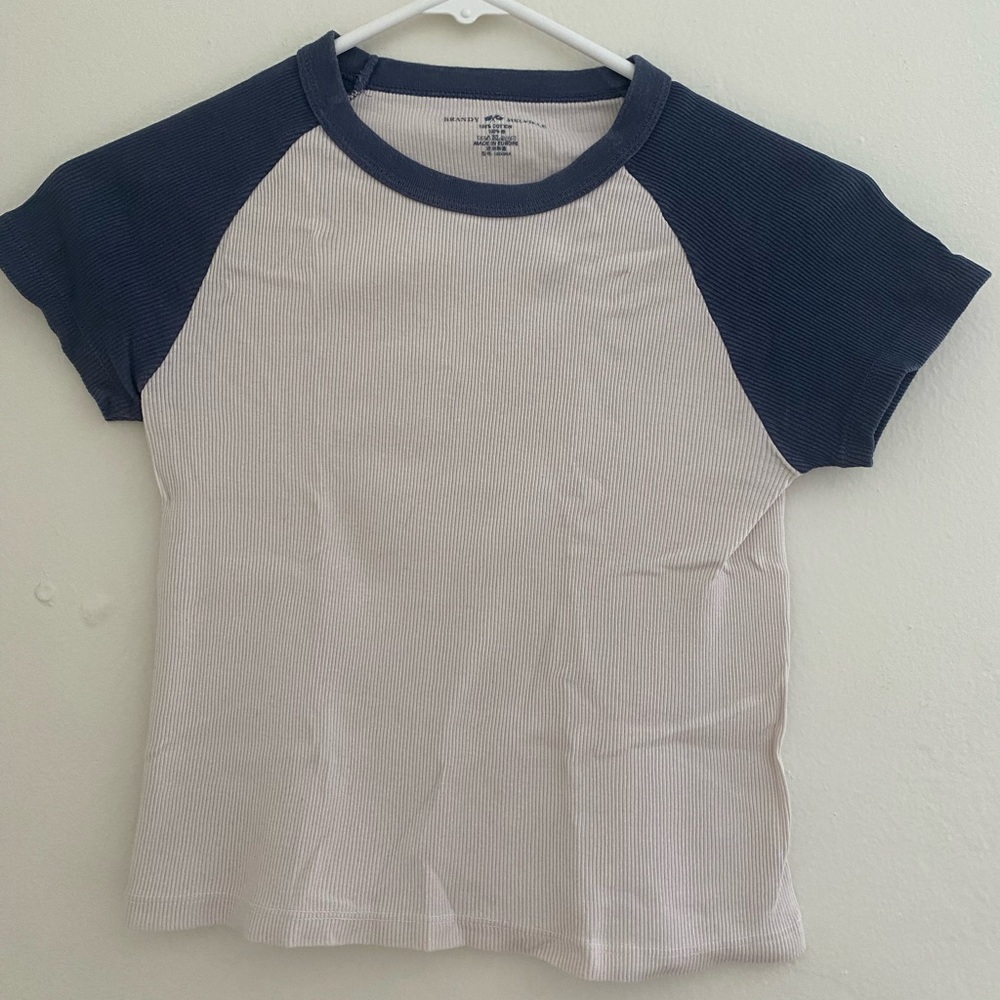 Brandy Melville Bella Top Navy/Cream